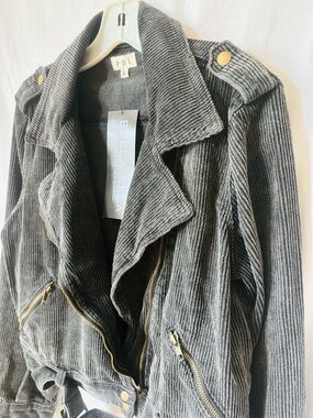 POL Black Slouchy Moto Jacket